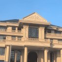 宁波黄金麻别墅外墙干挂石材效果示例