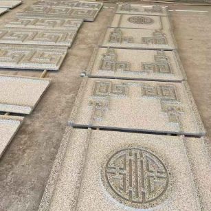 宁波 白麻花岗岩外墙立面雕刻板