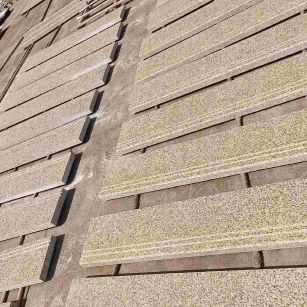 宁波 黄金麻花岗岩光面楼梯踏步