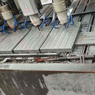 宁波 芝麻白花岗岩荔枝面盲道雕刻