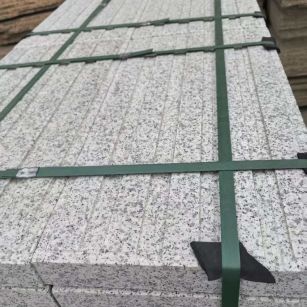 宁波 白麻花岗岩直行盲道石，盲条，地铺石