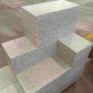 宁波 白麻花岗岩荔枝面地铺石