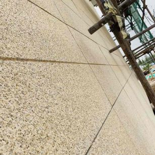 宁波 黄金麻花岗岩荔枝面外墙干挂石材效果示例