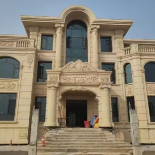 宁波 黄金麻花岗岩别墅外墙干挂