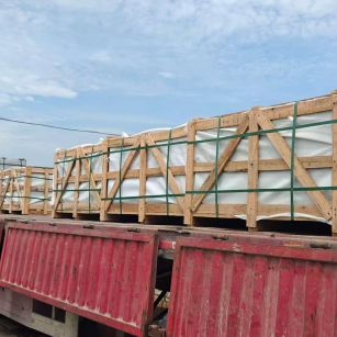 宁波 芝麻白花岗岩地铺石出口专车-泰国游