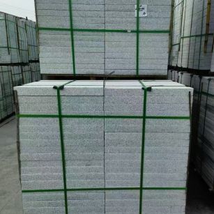 宁波 芝麻白火烧，园林广场市政工程地铺石，1.8~5.0厚均有现货