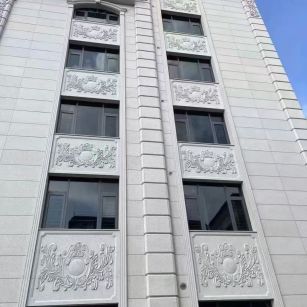 宁波 白麻荔枝面花岗岩别墅外墙干挂