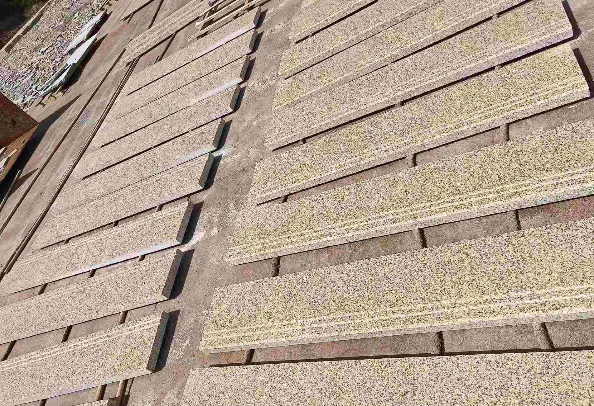 宁波 黄金麻花岗岩光面楼梯踏步