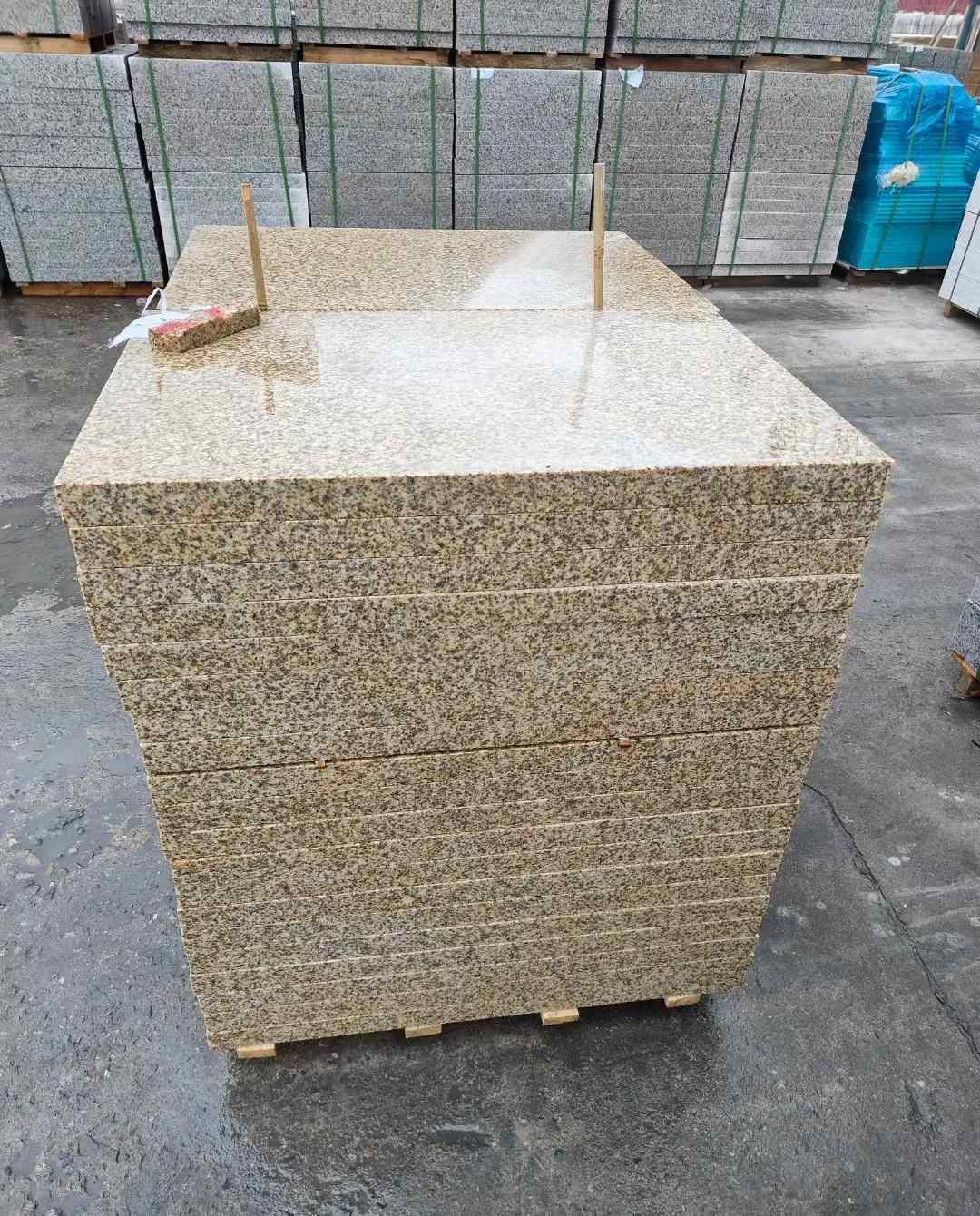 宁波 湖北黄金麻花岗岩石材荔枝面外墙石材