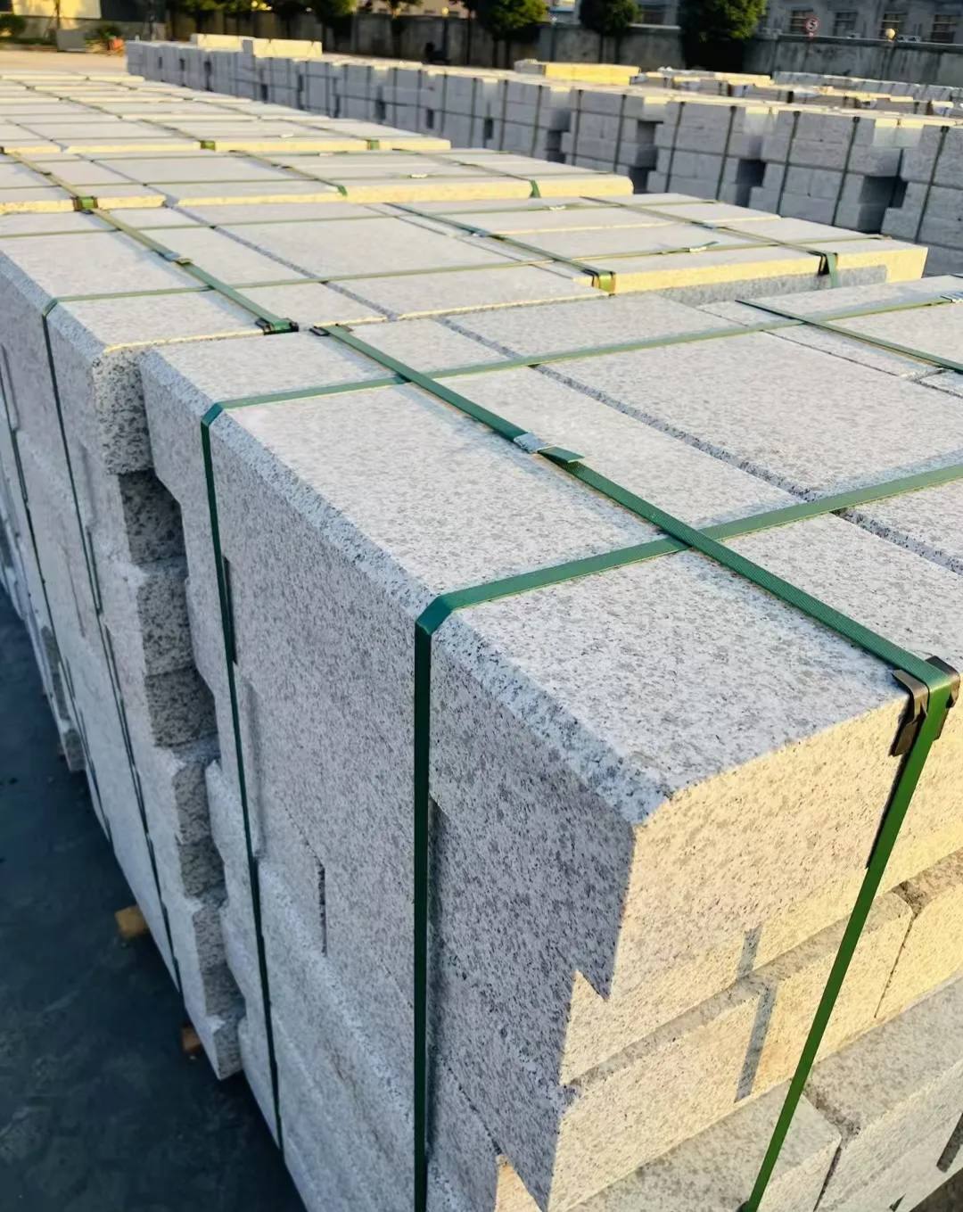 宁波 白麻花岗岩路沿石，马路牙子，路缘石，平石，立缘石等
