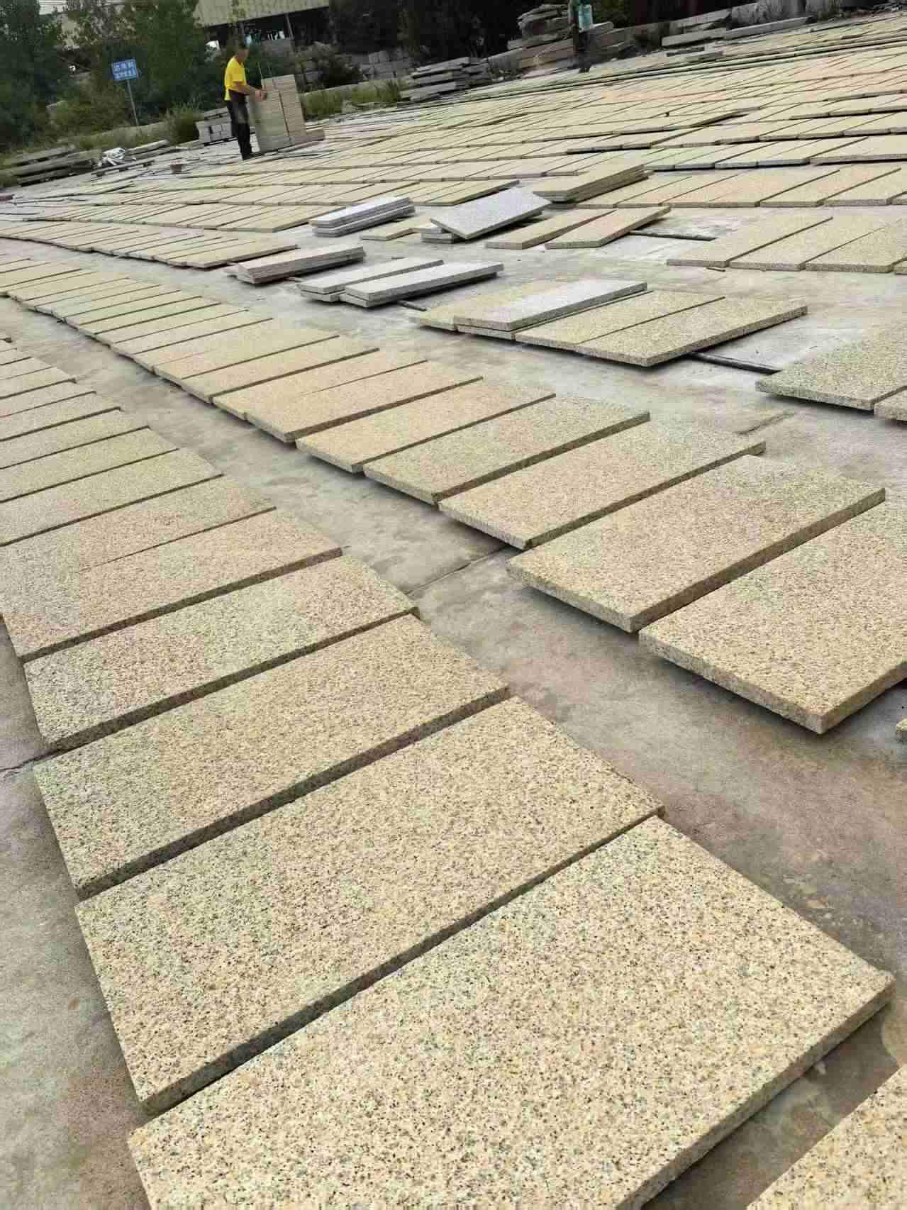 宁波 黄金麻荔枝地铺石面排板