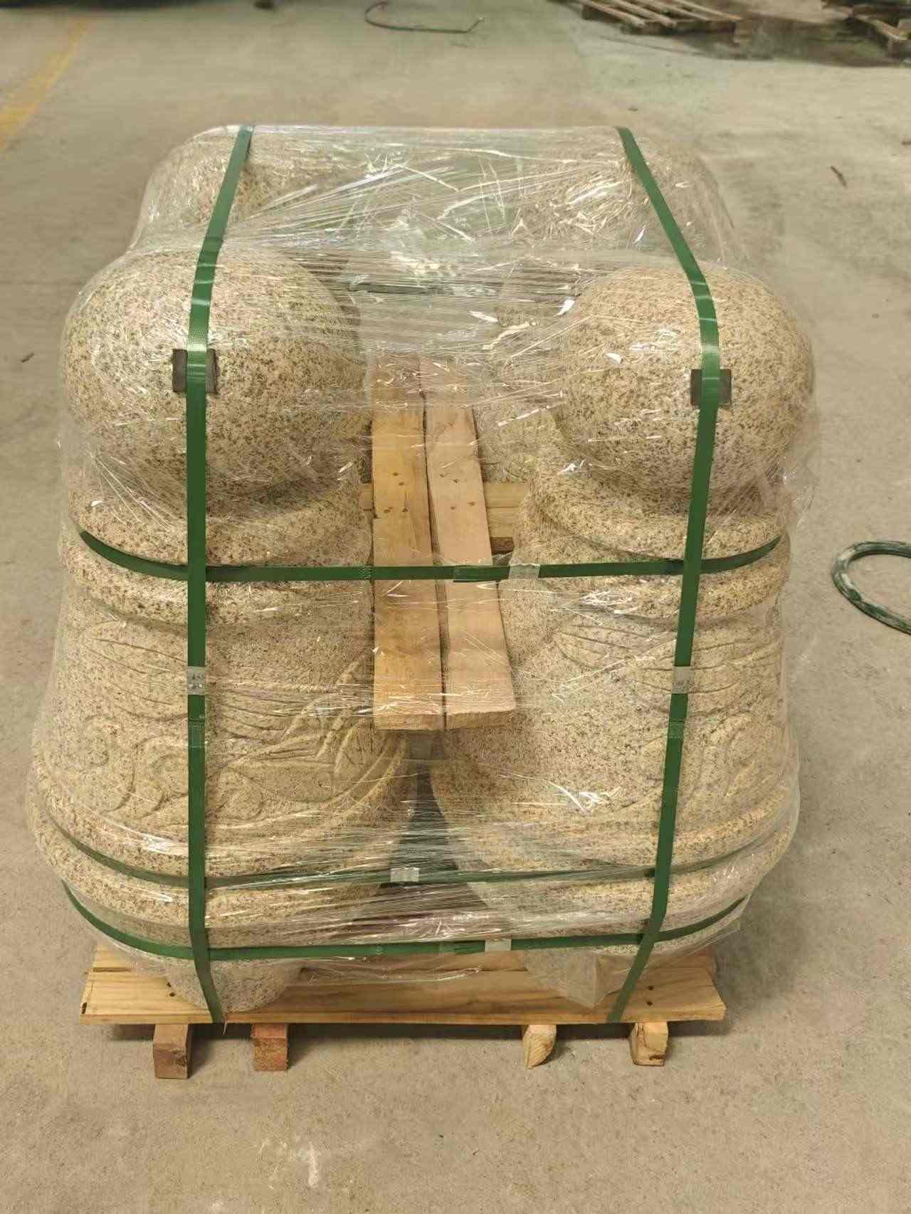 宁波 黄金麻异形定制雕花——棒棒糖挡车柱