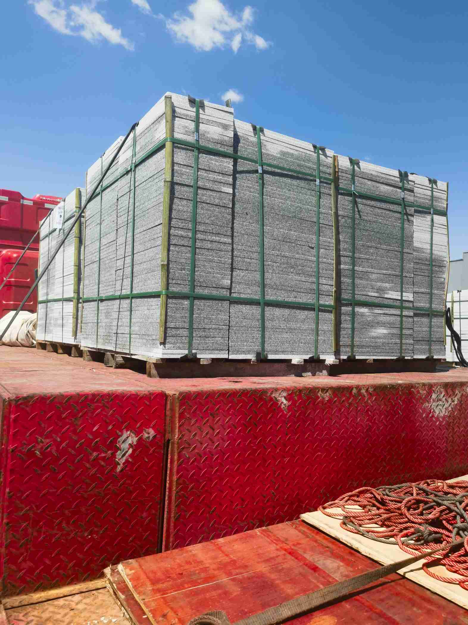 宁波 芝麻白火烧规格板地铺石300*600/600*600