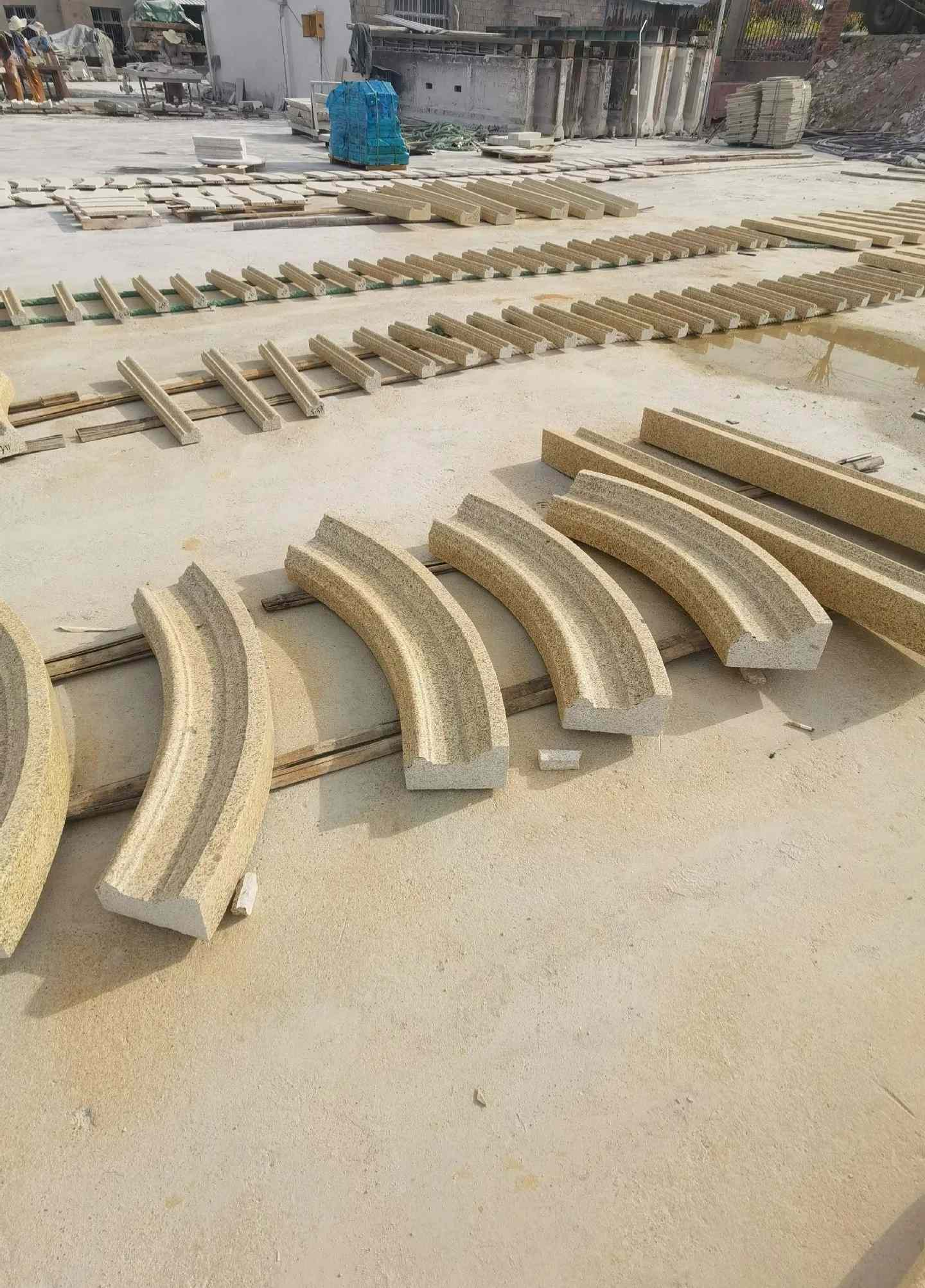 宁波 黄金麻花岗岩别墅线条