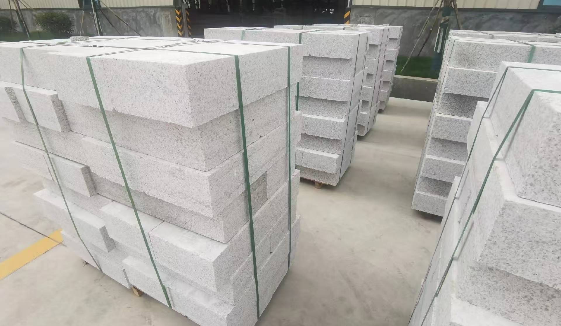 宁波 白麻花岗岩路沿石，立缘石，平缘石，路牙石，道牙石，马路牙子等