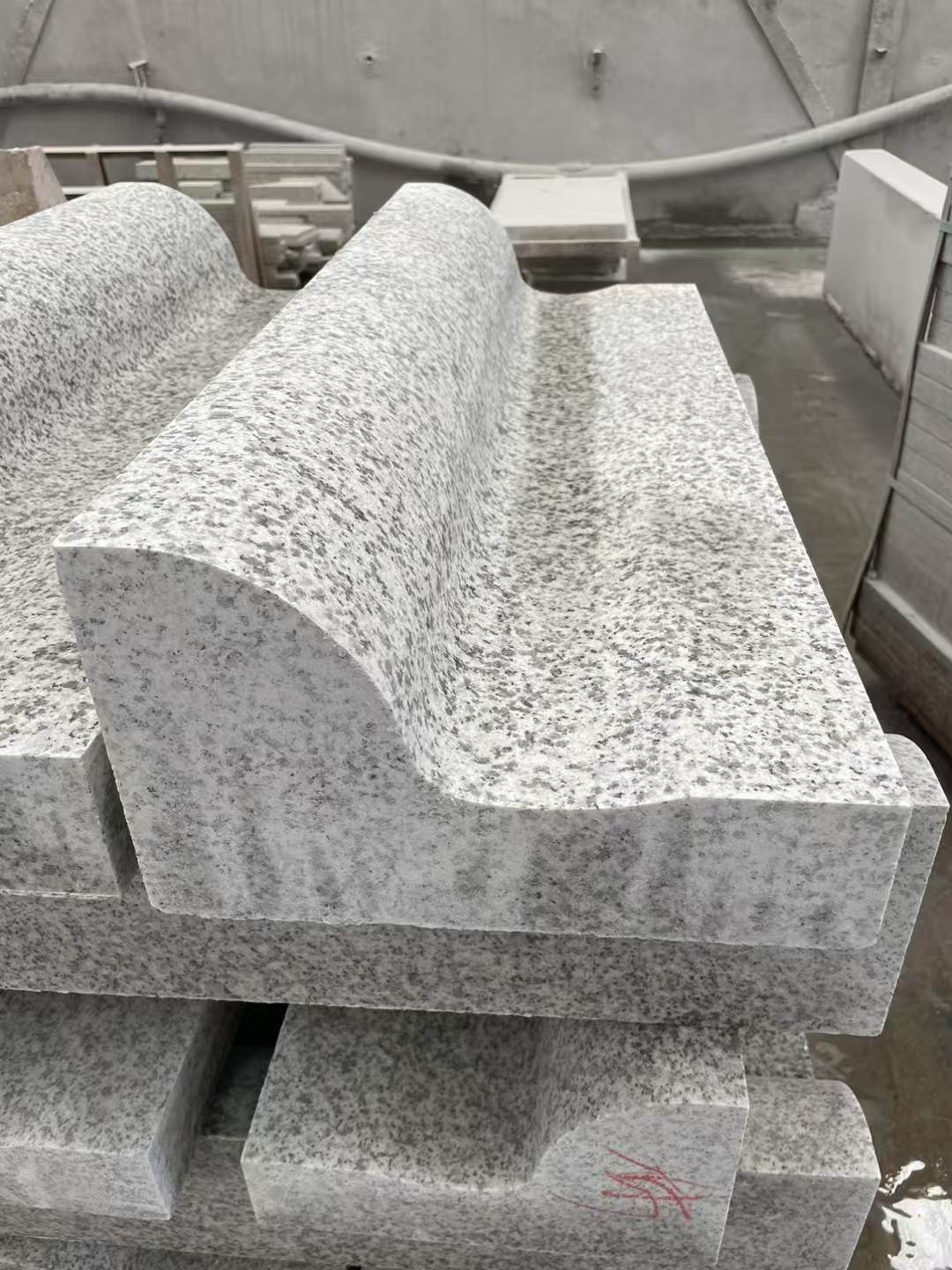 宁波 白麻花岗岩S型路沿石，路侧石，马路牙子等