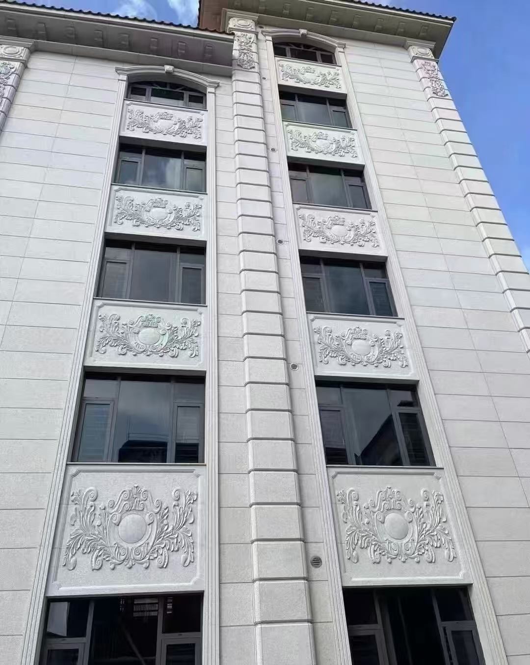 宁波 白麻荔枝面花岗岩别墅外墙干挂