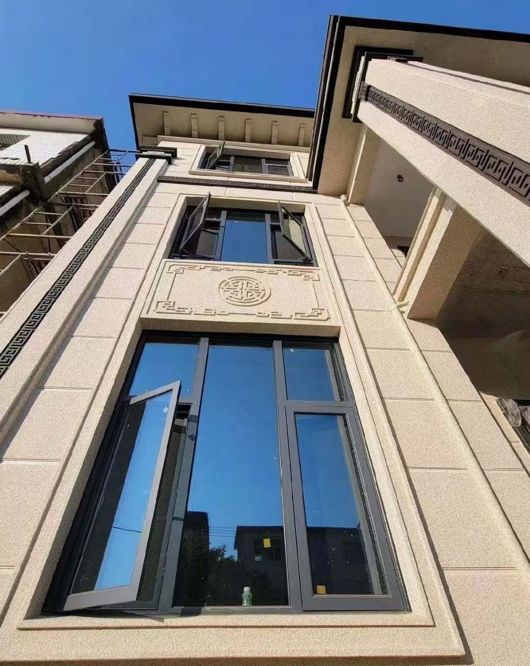 宁波 黄金麻荔枝面别墅外墙干挂效果展示